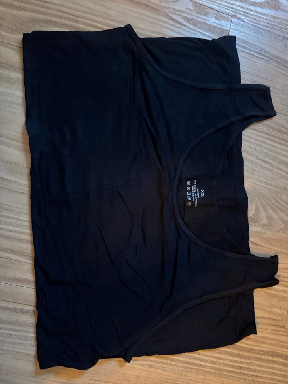 Black Tank Top - Basic Scoop Neck